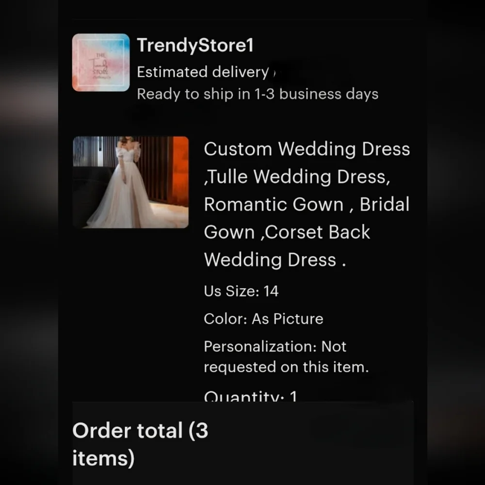 Wedding Dress Off The Shoulder/Strapless Womens Size 14 NWOT
